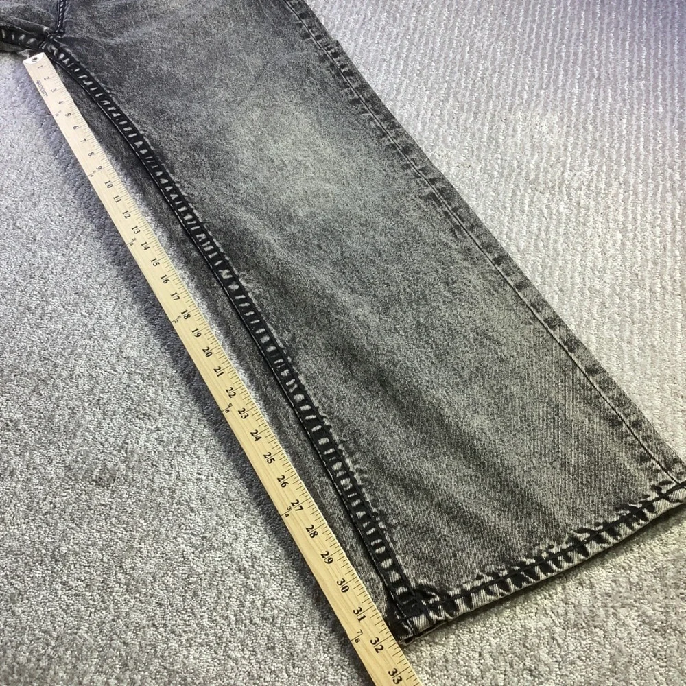 True Religion Vinny Super T Flap‎ Ultra Baggy Jeans Acid Wash Mens 32 x 32 NWT